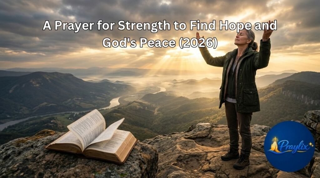 A Prayer for Strength to Find Hope and God’s Peace (2026)