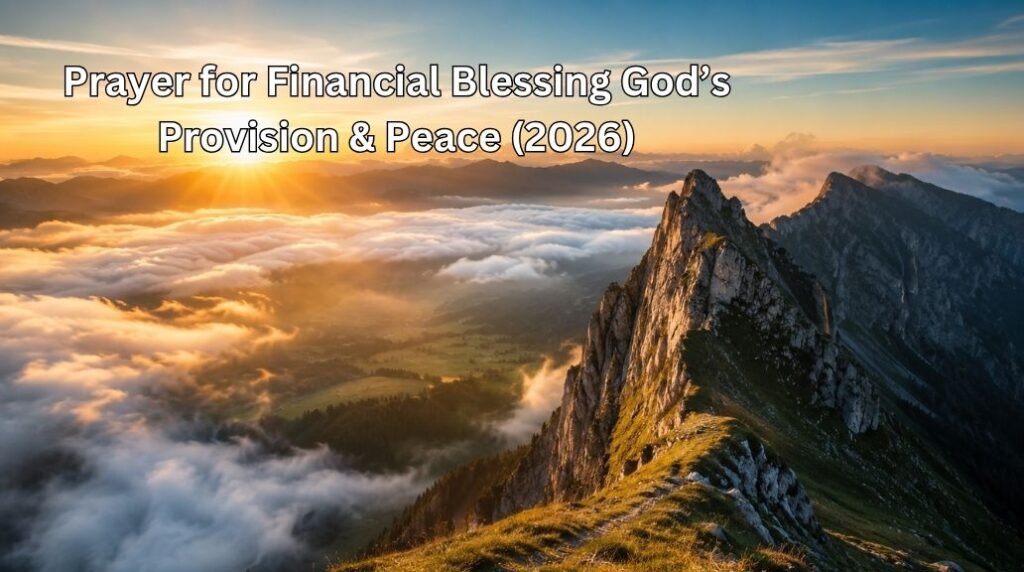 Prayer for Financial Blessing God’s Provision & Peace (2026)