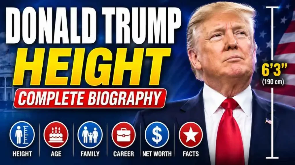 Donald Trump Height: Biography, Age, Family, Career, Net Worth & More (2026)