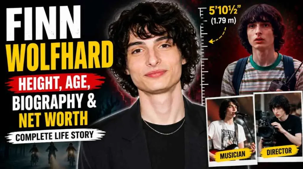 Finn Wolfhard Height, Age, Biography & Net Worth (2026)