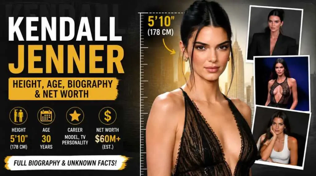 Kendall Jenner Height, Age, Biography & Net Worth (2026)