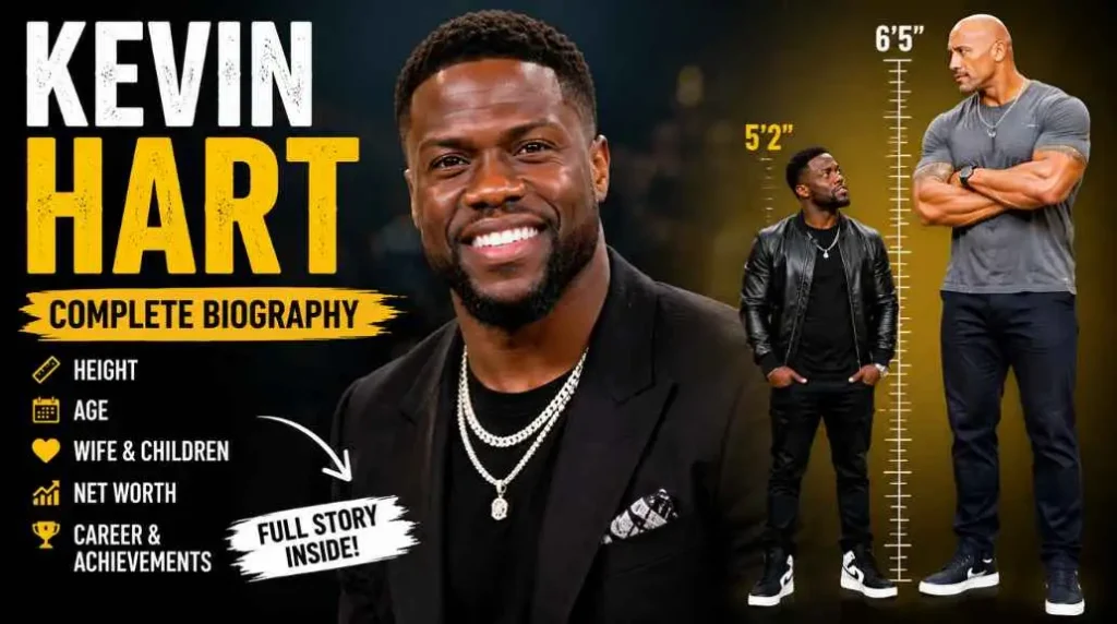 Kevin Hart Height: Biography, Age, Wife, Net Worth, Career, and More (2026)