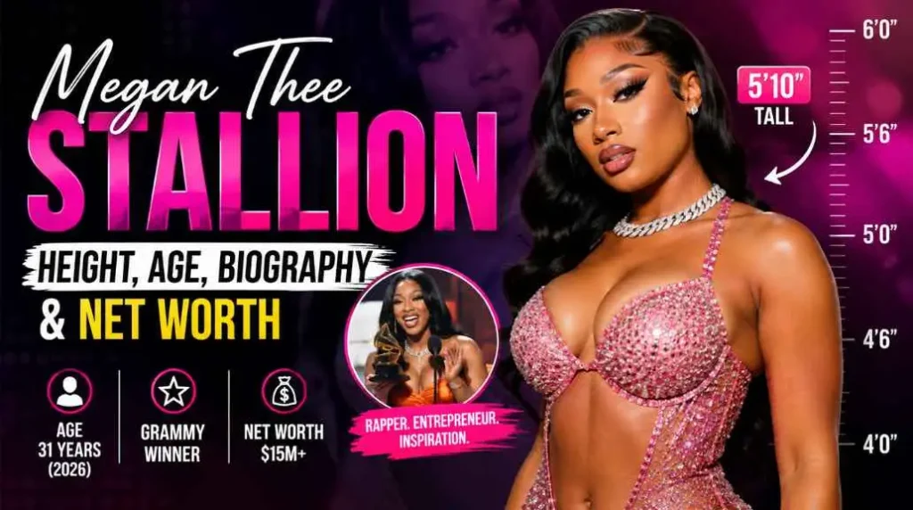 Megan Thee Stallion Height,Age, Biography & Net Worth (2026)
