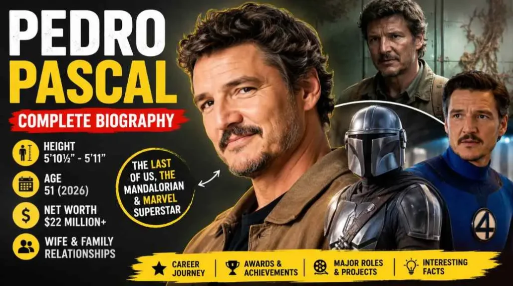 Pedro Pascal Height Age: 250+ Biography & Net Worth (2026)