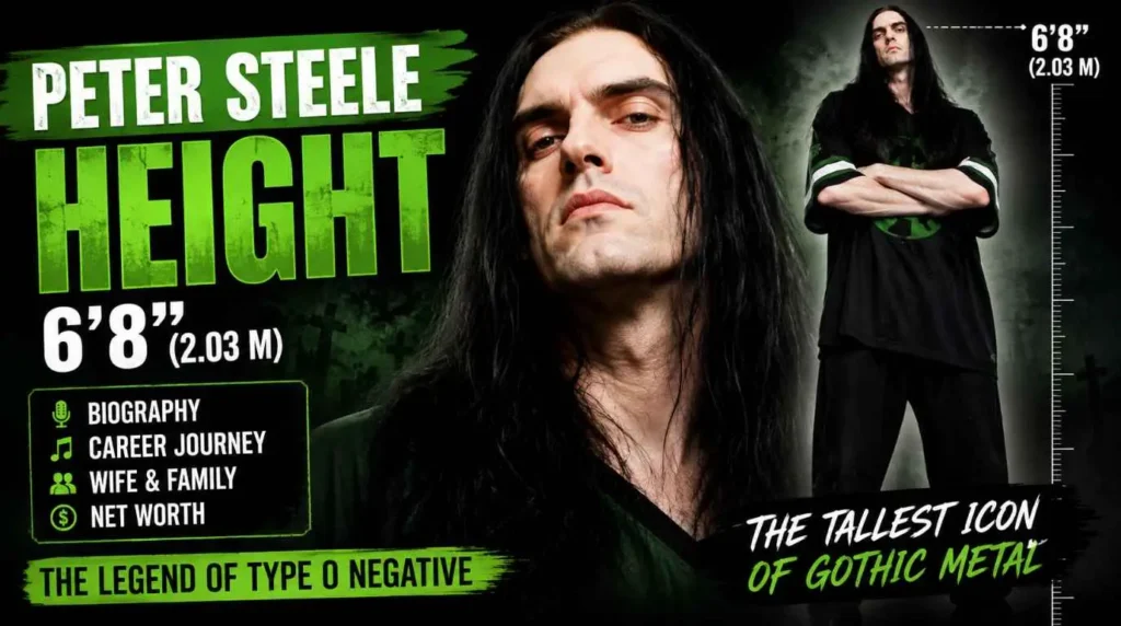 Peter Steele Height, Age, Biography & Net Worth (2026)