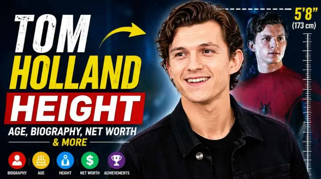 Tom Holland Height: Complete Biography, Age, Career, Net Worth & More