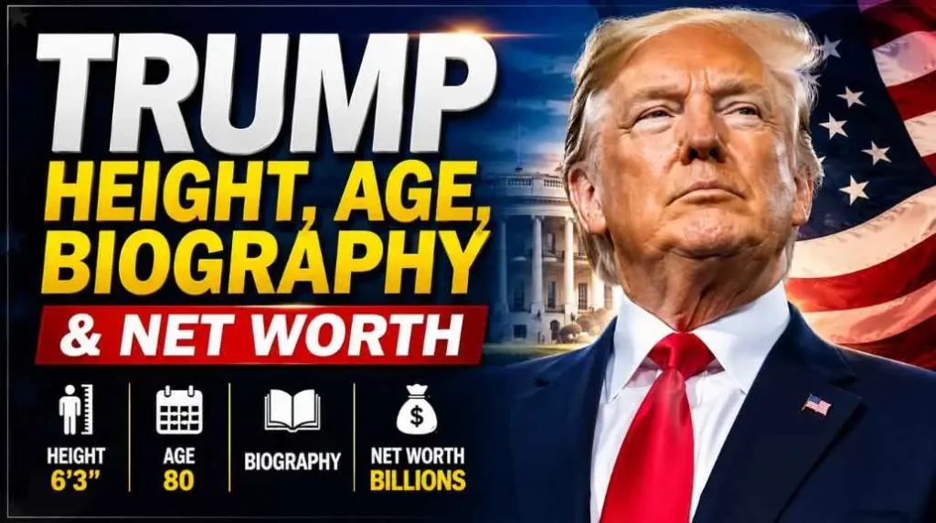 Trump Height, Biography, Family, Career & Net Worth (2026)