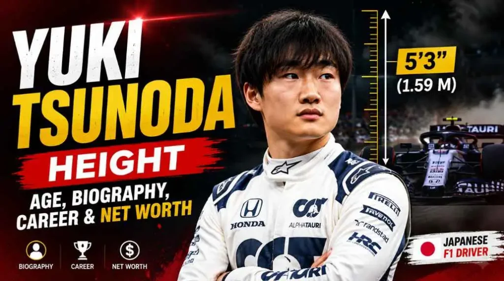 Yuki Tsunoda Height: Biography, Age, Career, Net Worth & More (2026)